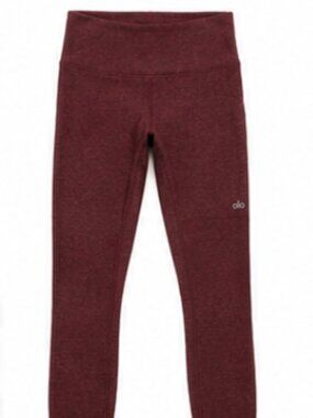 ALO Yoga Burgundy Leggings